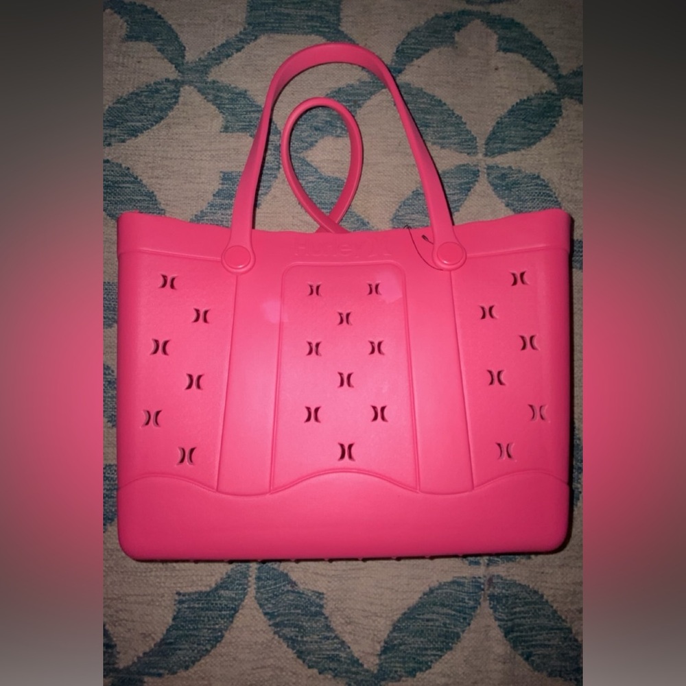 Hurley Vibrant Pink Tote Bag